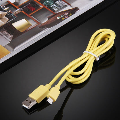 HAWEEL 1m High Speed 35 Cores 8 Pin to USB Sync Charging Cable for iPhone, iPad(Yellow) by buy2fix