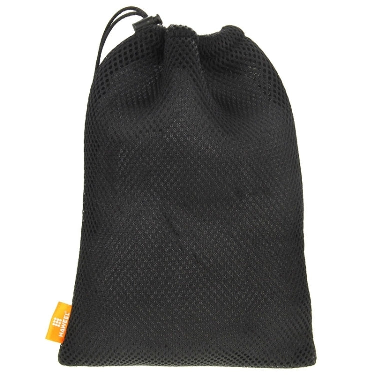 HAWEEL Nylon Mesh Drawstring Pouch Bag with Stay Cord for up to 7.9 inch Screen iPad and Tablet, Size: 24cm x 16cm(Black) - iPad Mini 4 & 3 & 2 & 1 Cases by HAWEEL | Online Shopping UK | buy2fix