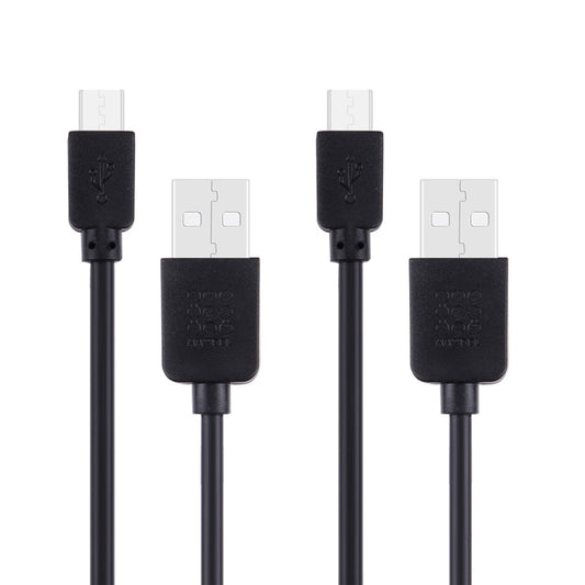 2 PCS HAWEEL 1m High Speed Micro USB to USB Data Sync Charging Cable Kits For Galaxy, Huawei, Xiaomi, LG, HTC and other Smart Phones by buy2fix