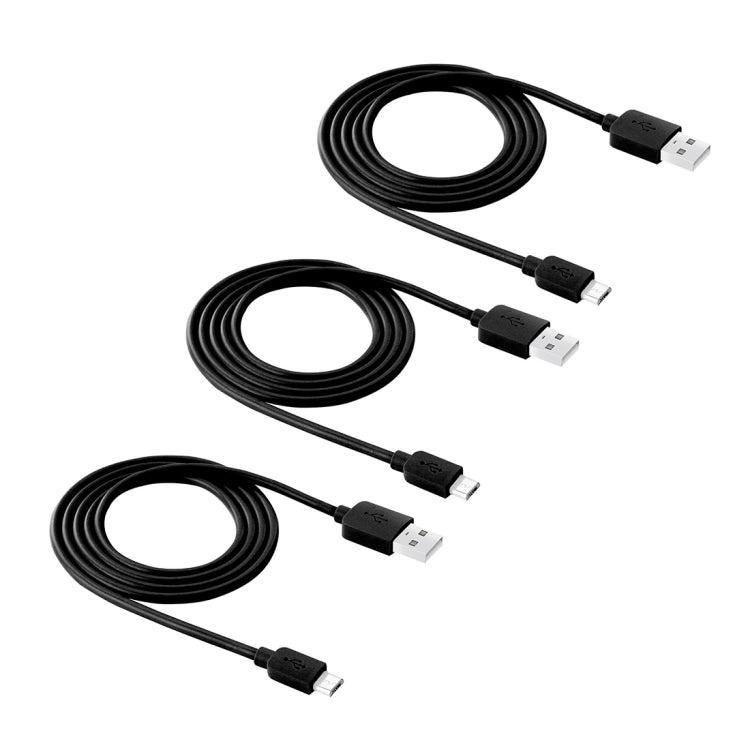 3 PCS HAWEEL 1m High Speed Micro USB to USB Data Sync Charging Cable Kits For Galaxy, Huawei, Xiaomi, LG, HTC and other Smart Phones by buy2fix