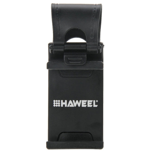 HAWEEL Universal Car Steering Wheel Phone Mount Holder(Black) - Universal Car Holders by HAWEEL | Online Shopping UK | buy2fix