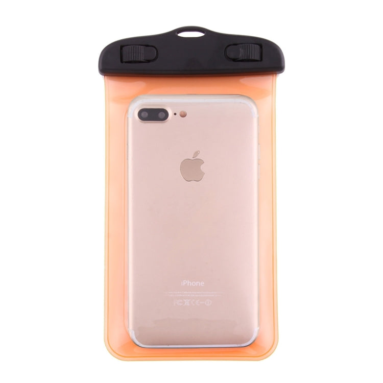 HAWEEL Transparent Universal Waterproof Bag with Lanyard for iPhone, Galaxy, Huawei, Xiaomi, LG, HTC and Other Smart Phones(Orange) - More iPhone Cases by HAWEEL | Online Shopping UK | buy2fix