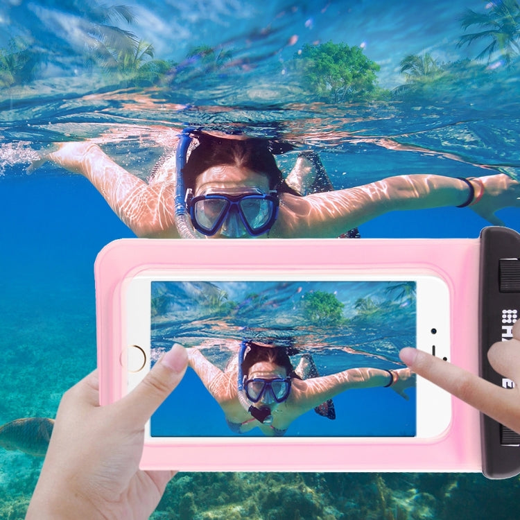 HAWEEL Transparent Universal Waterproof Bag with Lanyard for iPhone, Galaxy, Huawei, Xiaomi, LG, HTC and Other Smart Phones(Pink) - More iPhone Cases by HAWEEL | Online Shopping UK | buy2fix