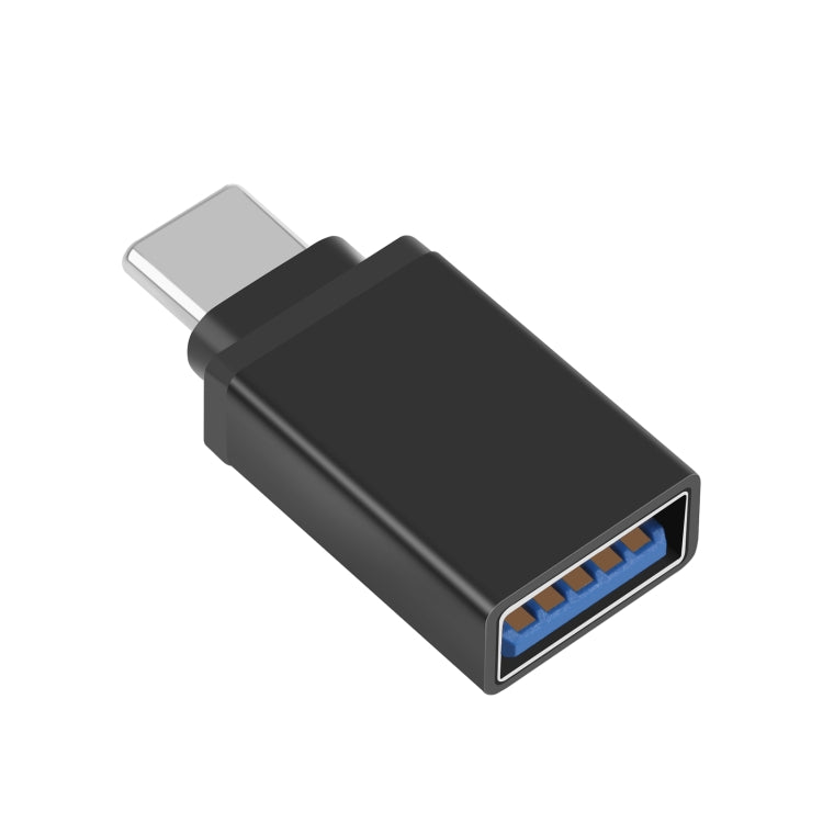 HAWEEL USB-C / Type-C Male to USB 3.0 Female OTG Data Transmission Adapter(Black) by buy2fix