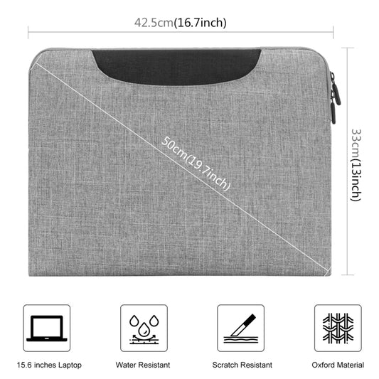 HAWEEL 15-17 inch Laptop Handbag For Macbook, Samsung, Lenovo, Sony, DELL Alienware, CHUWI, ASUS Laptops(Grey) - 13.3 inch by HAWEEL | Online Shopping UK | buy2fix