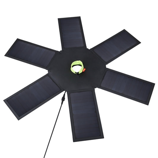 HAWEEL 42W Foldable Umbrella Top Solar Panel Charger with 5V 3.0A Max Dual USB Ports, Support QC3.0 / FCP / SCP/ AFC / SFCP Protocol - Charger by HAWEEL | Online Shopping UK | buy2fix