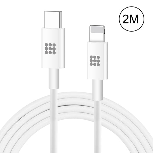 HAWEEL 25W 3A USB-C / Type-C to 8 Pin PD Fast Charging Cable for iPhone, iPad, Cable Length: 2m by buy2fix