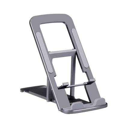 HAWEEL Adjustable Lifting Folding Live Broadcast Aluminum Alloy Desktop Holder(Dark Gray) - Stand by buy2fix | Online Shopping UK | buy2fix