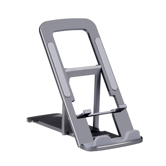 HAWEEL Adjustable Lifting Folding Live Broadcast Aluminum Alloy Desktop Holder(Dark Gray) - Stand by buy2fix | Online Shopping UK | buy2fix