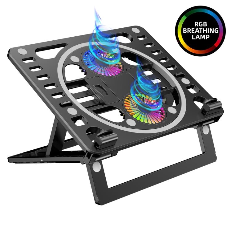 Gaming RGB Laptop Cooler Desk Stand - Laptop Stand by buy2fix | Online Shopping UK | buy2fix