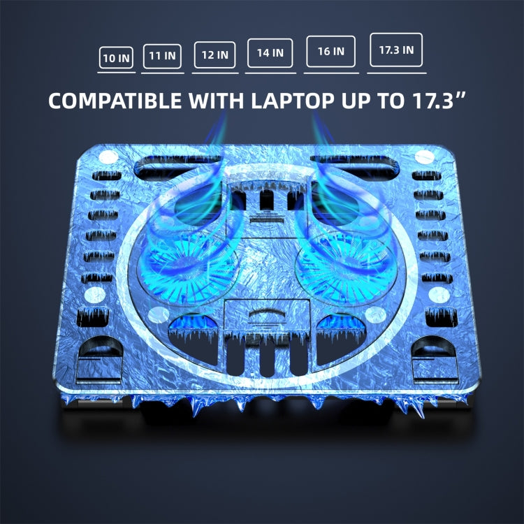 Gaming RGB Laptop Cooler Desk Stand - Laptop Stand by buy2fix | Online Shopping UK | buy2fix