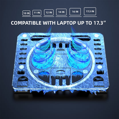 Gaming RGB Laptop Cooler Desk Stand - Laptop Stand by buy2fix | Online Shopping UK | buy2fix