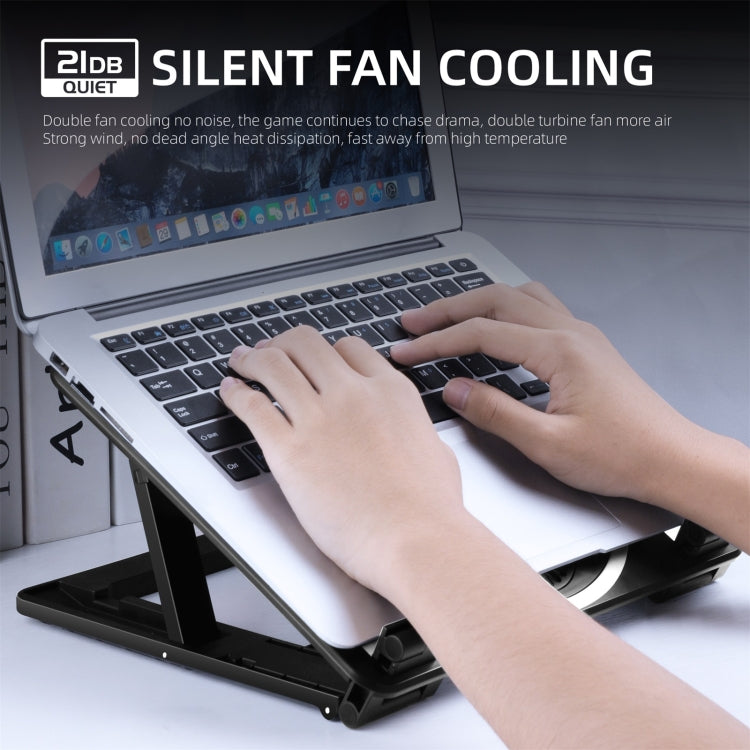 Gaming RGB Laptop Cooler Desk Stand - Laptop Stand by buy2fix | Online Shopping UK | buy2fix