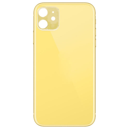 Glass Battery Back Cover for iPhone 11(Yellow) - Back Cover by buy2fix | Online Shopping UK | buy2fix