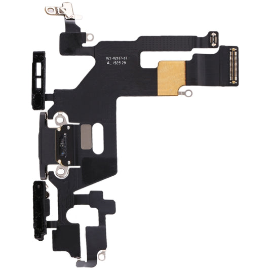 Charging Port Flex Cable for iPhone 11(Black) - Flex Cable by buy2fix | Online Shopping UK | buy2fix