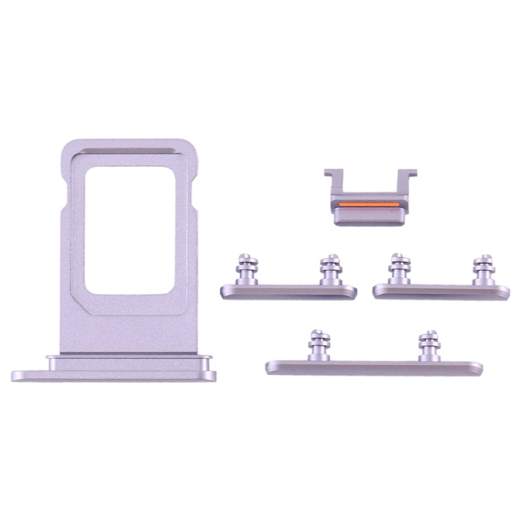 SIM Card Tray + Side Key for iPhone 11(Purple) by buy2fix