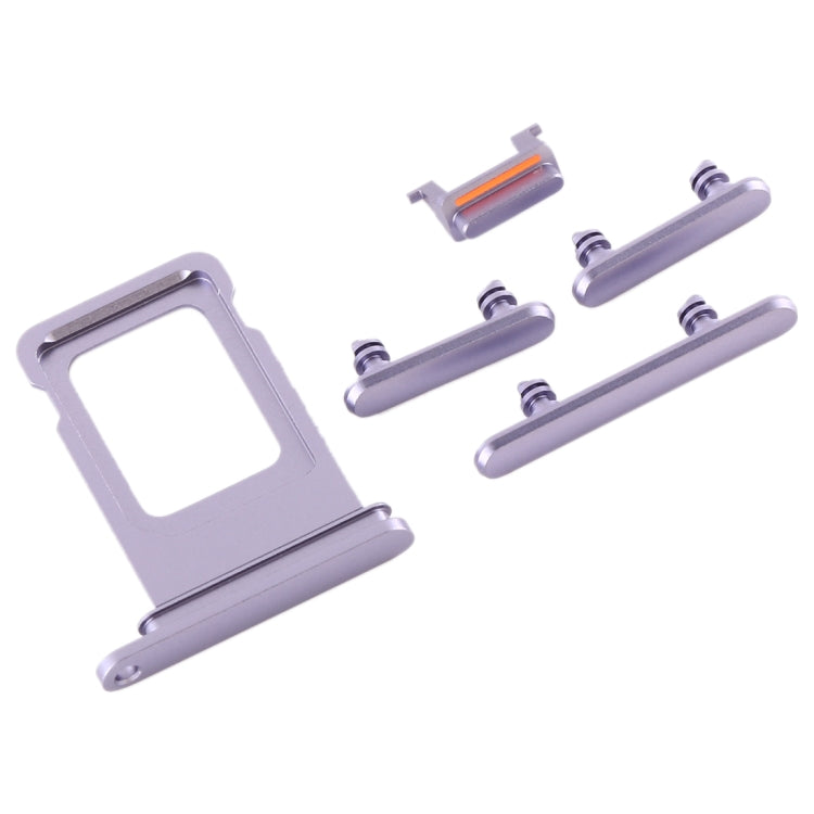 SIM Card Tray + Side Key for iPhone 11(Purple) by buy2fix
