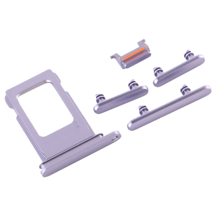 SIM Card Tray + Side Key for iPhone 11(Purple) by buy2fix