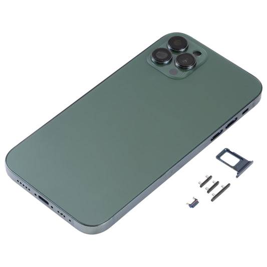 Electroplated Frame Back Housing Cover with Appearance Imitation of iP13 Pro for iPhone 11(Green) - Back Cover by buy2fix | Online Shopping UK | buy2fix