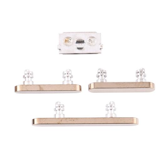 Power Button and Volume Control Button for iPhone 12 Pro(Gold) - Metal Parts by buy2fix | Online Shopping UK | buy2fix