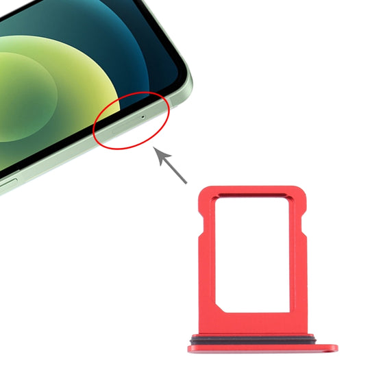 Plateau de carte SIM pour iPhone 12 (rouge)