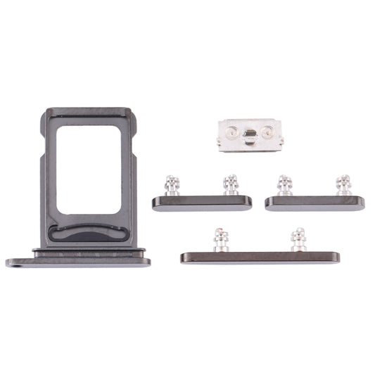 SIM Card Tray + SIM Card Tray + Side Keys for iPhone 12 Pro(Graphite) - Metal Parts by buy2fix | Online Shopping UK | buy2fix