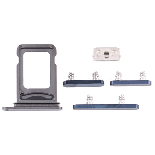 SIM Card Tray + SIM Card Tray + Side Keys for iPhone 12 Pro(Blue) - Metal Parts by buy2fix | Online Shopping UK | buy2fix