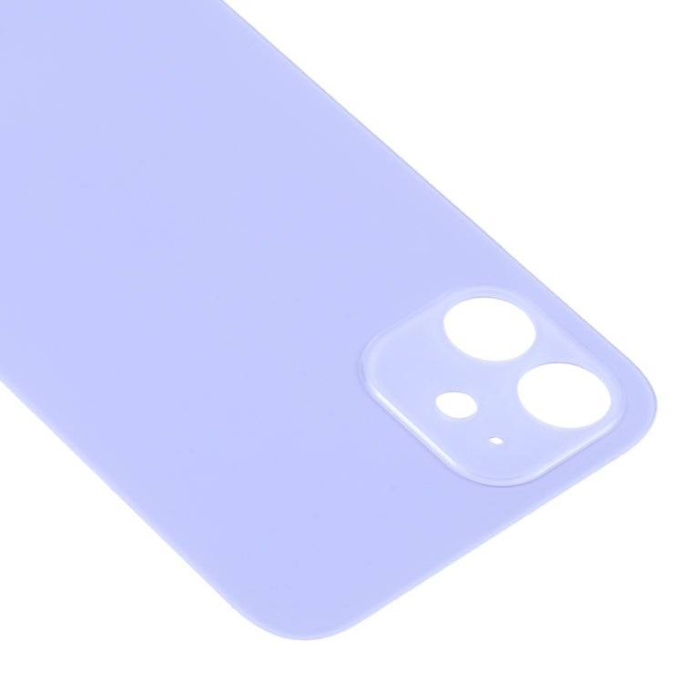 Easy Replacement Big Camera Hole Back Battery Cover for iPhone 12(Purple) by buy2fix