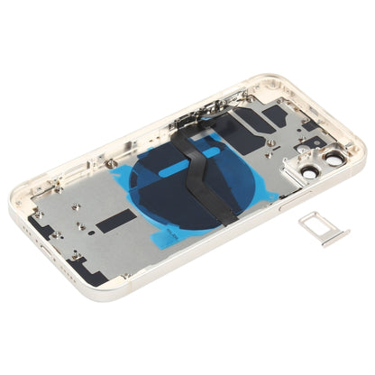 Battery Back Cover (with Side Keys & Card Tray & Power + Volume Flex Cable & Wireless Charging Module) for iPhone 12(White) - Back Cover by buy2fix | Online Shopping UK | buy2fix