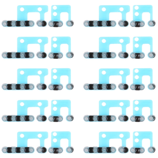 10 PCS Lautsprecher Staubdichtes Mesh für iPhone 12 Pro (Grau)