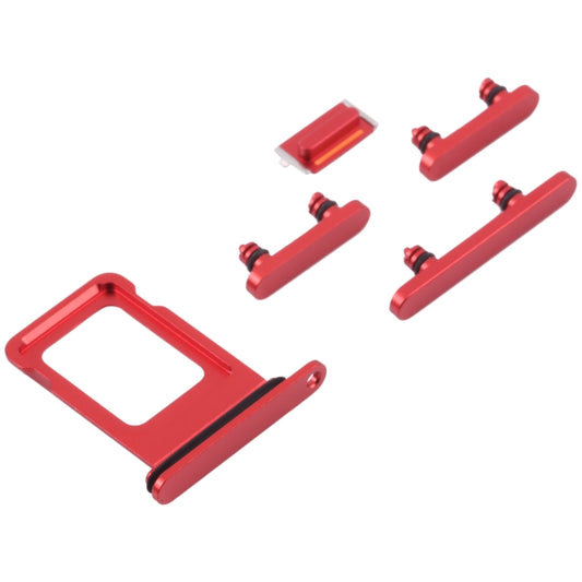SIM Card Tray + SIM Card Tray + Side Keys for iPhone 13(Red) - Others by buy2fix | Online Shopping UK | buy2fix