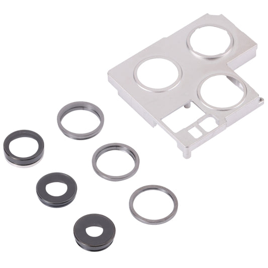 Camera Lens Cover With Retaining Bracket for iPhone 13 Pro(Graphite) - Camera Series by buy2fix | Online Shopping UK | buy2fix