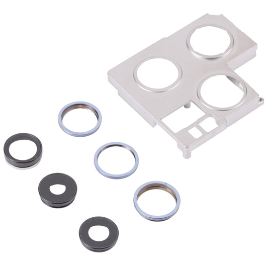 Camera Lens Cover With Retaining Bracket for iPhone 13 Pro(Sierra Blue) - Camera Series by buy2fix | Online Shopping UK | buy2fix