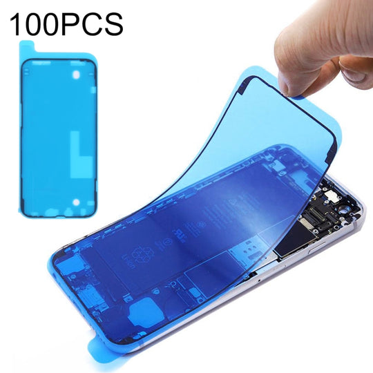 100 STÜCKE LCD-Rahmenblende Wasserdichte Klebeaufkleber für iPhone 13 Pro Max