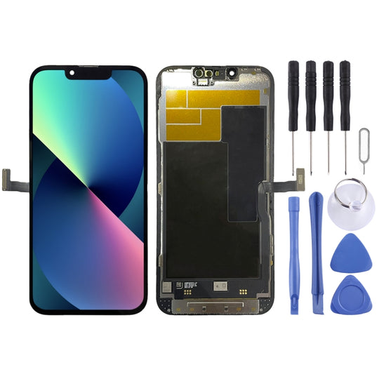 Original-LCD-Bildschirm und Digitizer-Vollmontage für iPhone 13 mini (Schwarz)