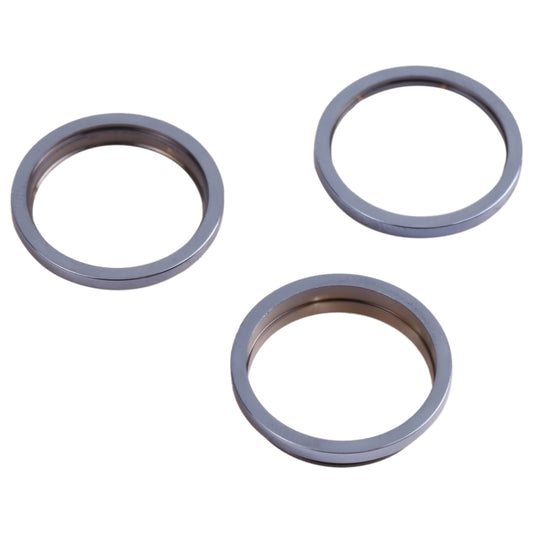 3 PCS Rear Camera Glass Lens Metal Outside Protector Hoop Ring for iPhone 13 Pro(Blue) - Camera Series by buy2fix | Online Shopping UK | buy2fix