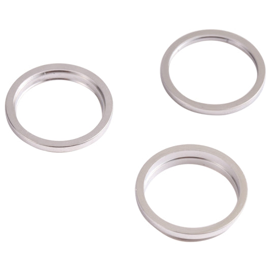 3 PCS Rear Camera Glass Lens Metal Outside Protector Hoop Ring for iPhone 13 Pro(White) - Camera Series by buy2fix | Online Shopping UK | buy2fix