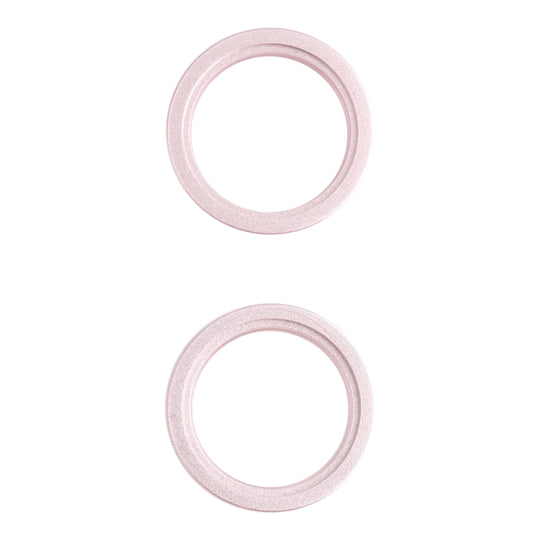 2 PCS Rear Camera Glass Lens Metal Outside Protector Hoop Ring for iPhone 13 mini(Gold)