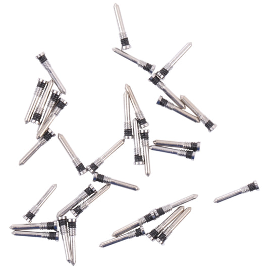 100 PCS Charging Port Screws for iPhone 13 Pro (Silver) by buy2fix