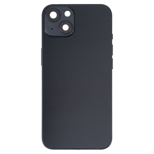 For iPhone 13 Battery Back Cover with Side Keys & Card Tray & Power + Volume Flex Cable & Wireless Charging Module(Black) - Back Cover by buy2fix | Online Shopping UK | buy2fix