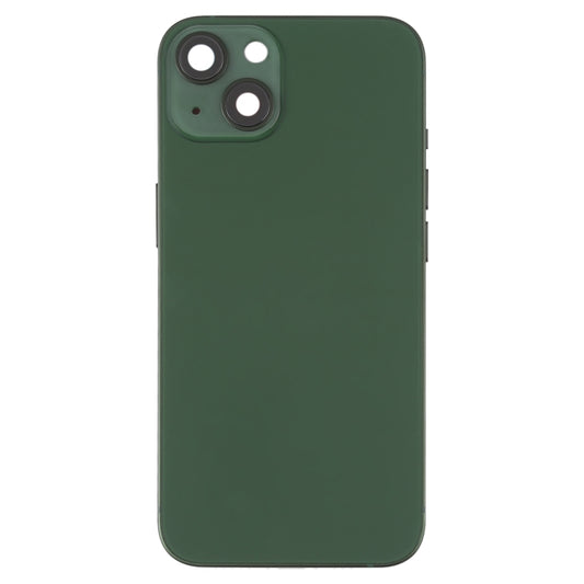 For iPhone 13 Battery Back Cover with Side Keys & Card Tray & Power + Volume Flex Cable & Wireless Charging Module(Green) - Back Cover by buy2fix | Online Shopping UK | buy2fix