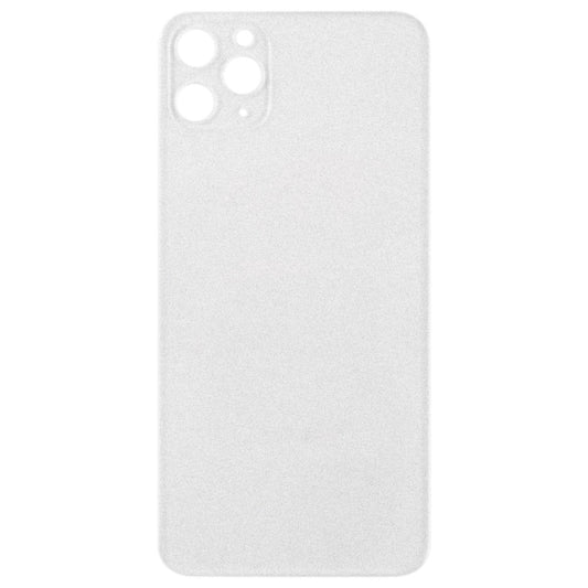Transparent Frosted Glass Battery Back Cover for iPhone 11 Pro Max(Transparent) - Back Cover by buy2fix | Online Shopping UK | buy2fix