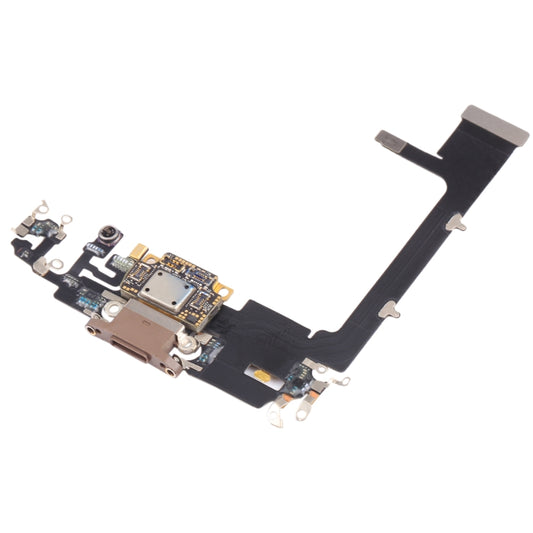 Original Charging Port Flex Cable for iPhone 11 Pro (Gold) - Flex Cable by buy2fix | Online Shopping UK | buy2fix