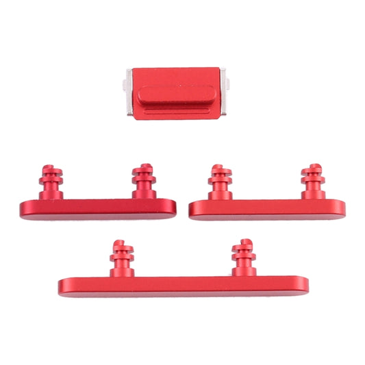 Power Button and Volume Control Button for iPhone 12 Mini(Red) - Metal Parts by buy2fix | Online Shopping UK | buy2fix