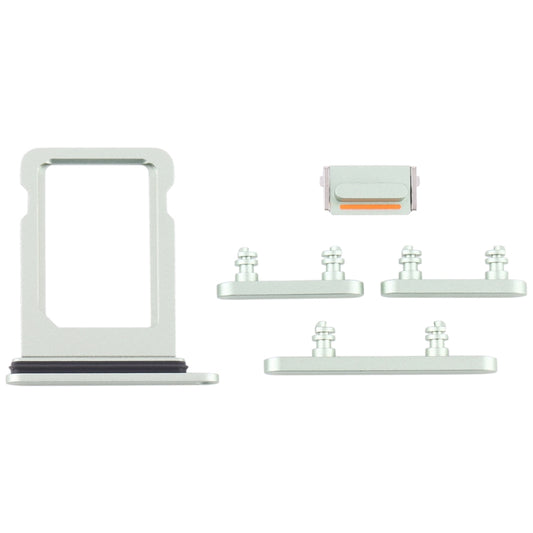SIM Card Tray + Side Keys for iPhone 12 Mini(Green) - Metal Parts by buy2fix | Online Shopping UK | buy2fix
