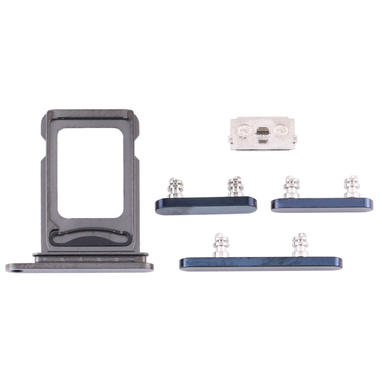 SIM Card Tray + SIM Card Tray + Side Keys for iPhone 12 Pro Max(Blue) - Side Key & Card Tray by buy2fix | Online Shopping UK | buy2fix