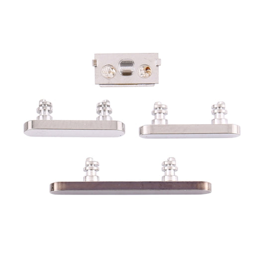 Power Button and Volume Control Button for iPhone 12 Pro Max(Silver) - Side Key & Card Tray by buy2fix | Online Shopping UK | buy2fix