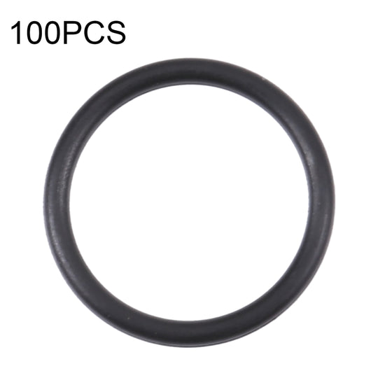 100 PCS Rückkamera Wasserdichte Ringe für iPhone X-12 Pro Max (Schwarz)