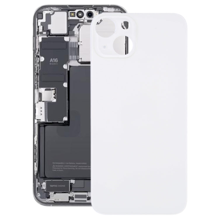 Battery Back Cover for iPhone 14(Silver) by buy2fix
