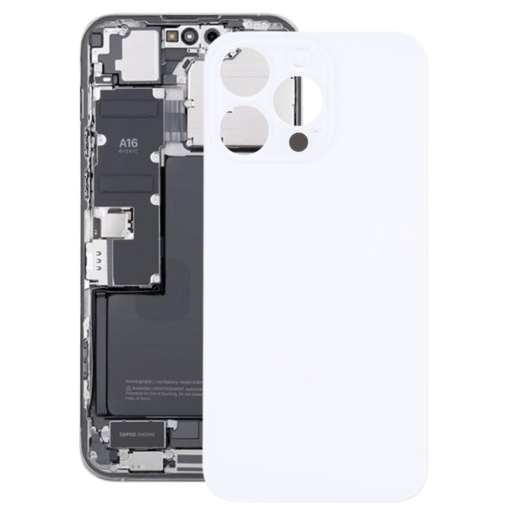 Battery Back Cover for iPhone 14 Pro(Silver) by buy2fix